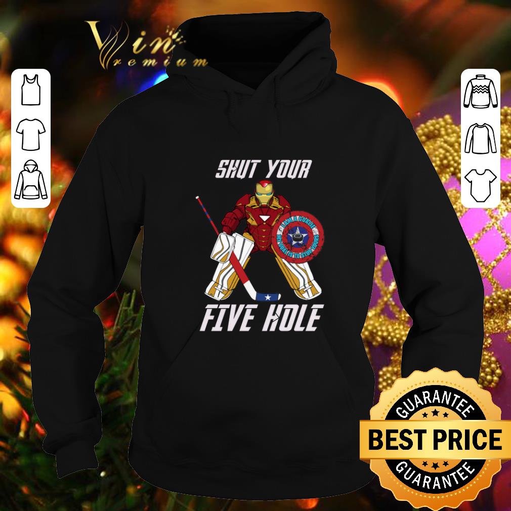 Cool Iron Man Shut your Five hole shirt 4 - Cool Iron Man Shut your Five hole shirt
