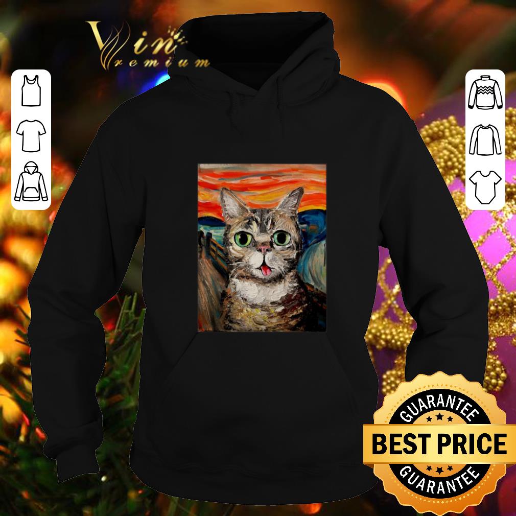 Cool Lil Bub The Scream Vincent Van Gogh shirt 4 - Cool Lil Bub The Scream Vincent Van Gogh shirt