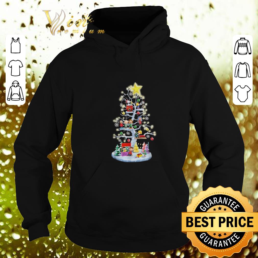 Cool Peanuts characters Christmas tree Snoopy Charlie Brown shirt 4 - Cool Peanuts characters Christmas tree Snoopy Charlie Brown shirt