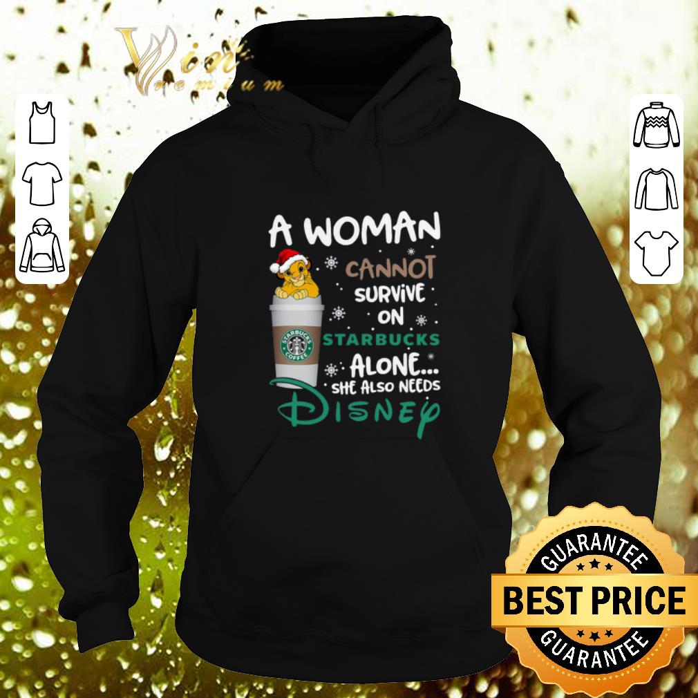 Cool Simba A woman cannot survive on Starbucks coffee alone Lion King shirt 4 - Cool Simba A woman cannot survive on Starbucks coffee alone Lion King shirt