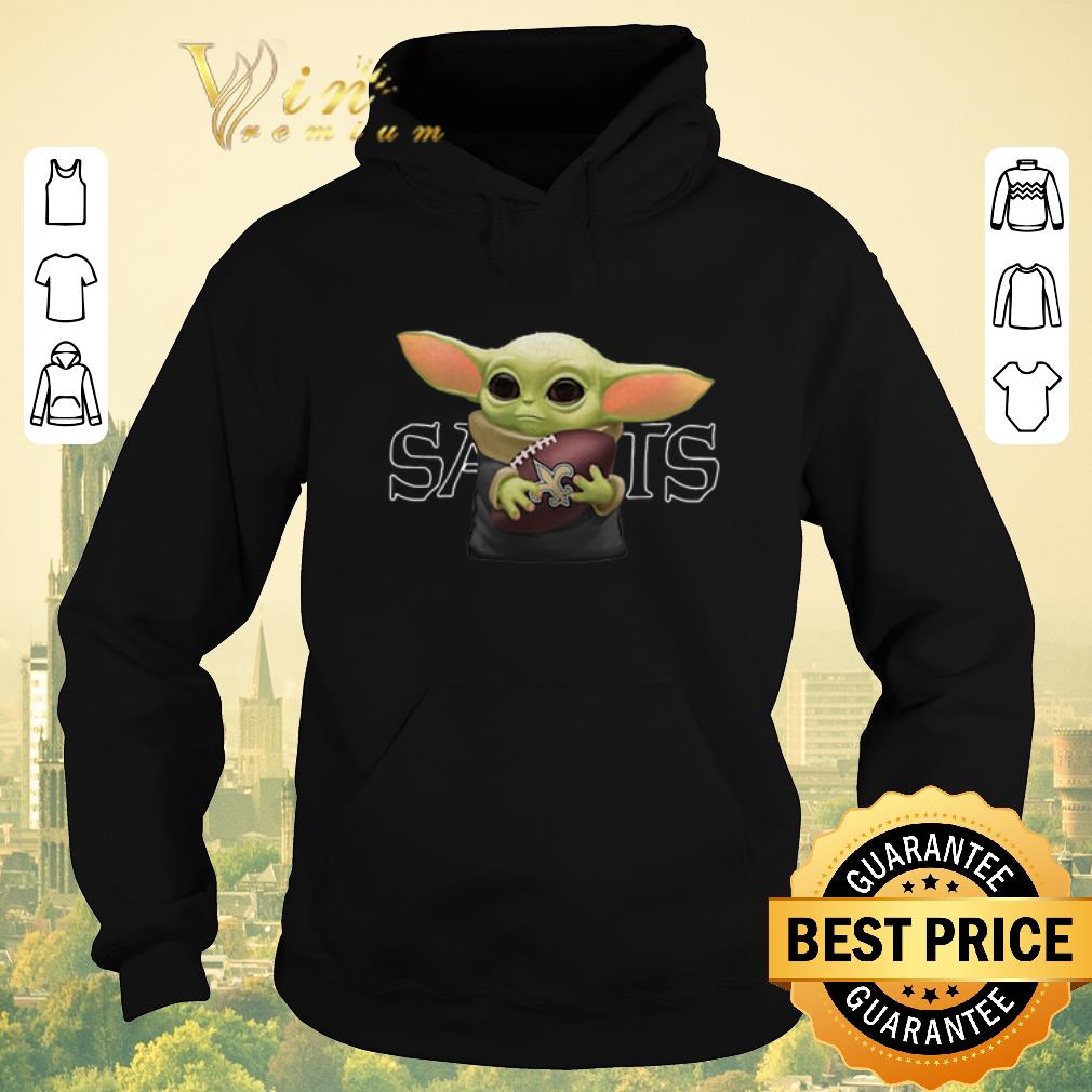 Funny Baby Yoda Hug New Orleans Saints shirt sweater 4 - Funny Baby Yoda Hug New Orleans Saints shirt sweater