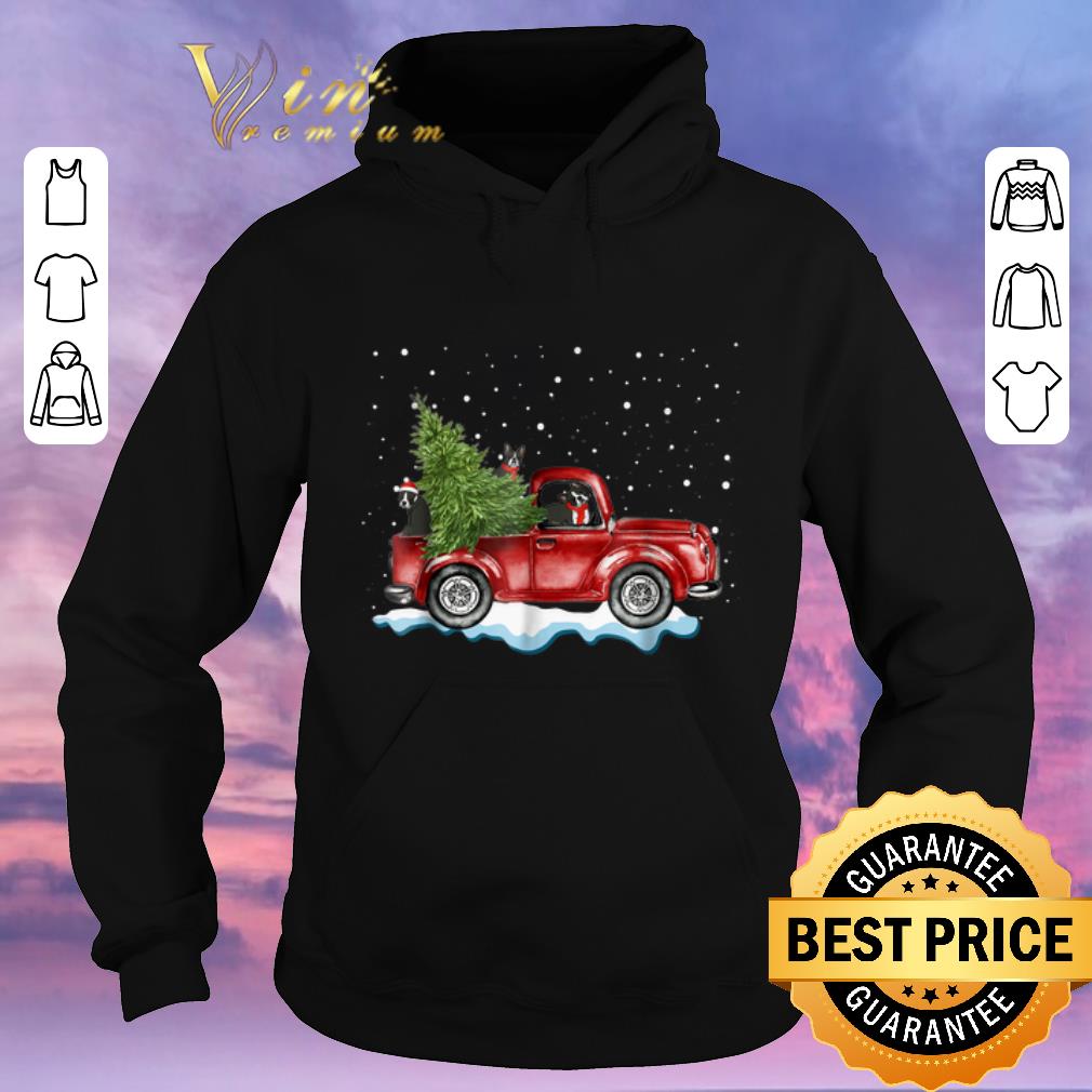 Funny Christmas Boston Terrier Truck shirt Funny Christmas Boston Terrier Truck shirt 4 - Funny Christmas Boston Terrier Truck shirt