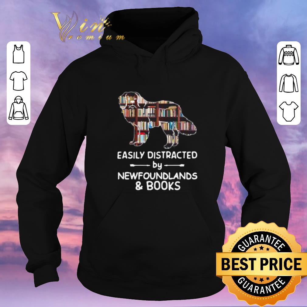 Funny Easily Distracted By Newfoundlands And Books shirt sweater Funny Easily Distracted By Newfoundlands And Books shirt sweater 4 - Funny Easily Distracted By Newfoundlands And Books shirt sweater