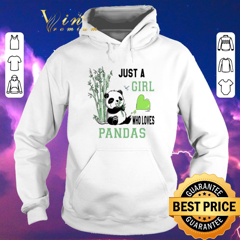 Funny Just a girl who loves Pandas shirt sweater 4 - Funny Just a girl who loves Pandas shirt sweater