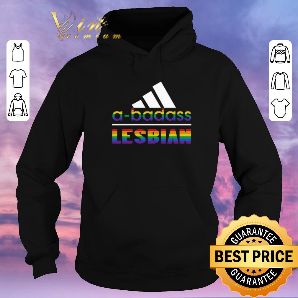 Funny LGBT A-badass Lesbian Pride adidas shirt sweater Funny LGBT A badass Lesbian Pride adidas shirt sweater 4 - Funny LGBT A-badass Lesbian Pride adidas shirt sweater