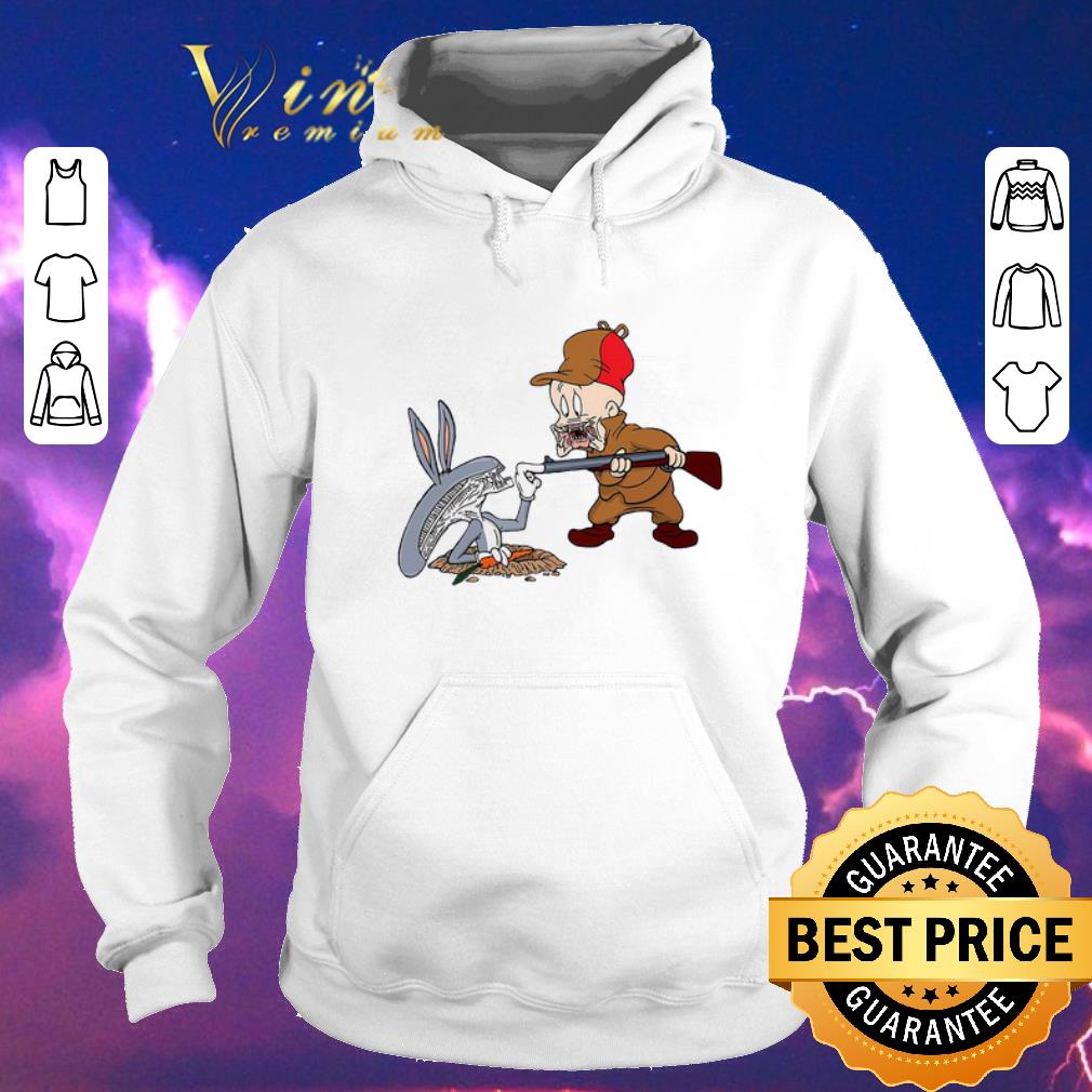 Funny Looney Tunes Alien Predator Bugs Bunny Elmer Fudd shirt sweater 4 - Funny Looney Tunes Alien Predator Bugs Bunny Elmer Fudd shirt sweater