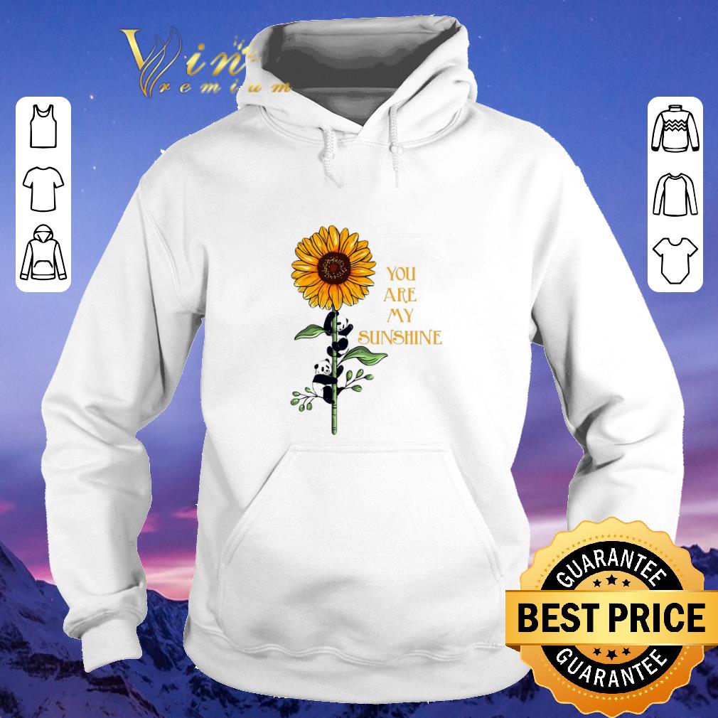 Funny Sunflower panda you are my sunshine shirt sweater 4 - Funny Sunflower panda you are my sunshine shirt sweater