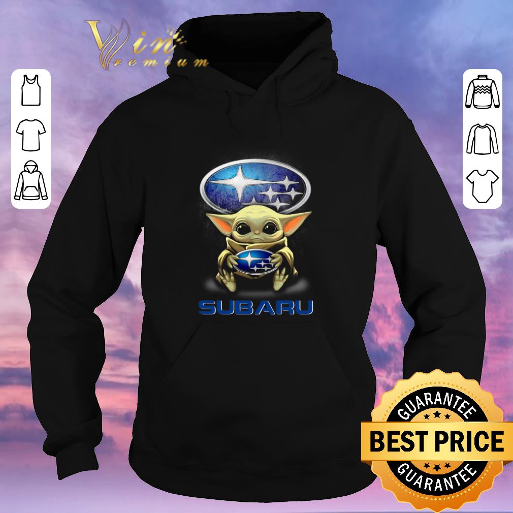 Hot Baby Yoda hug Subaru logo Star Wars shirt sweater 4 - Hot Baby Yoda hug Subaru logo Star Wars shirt sweater