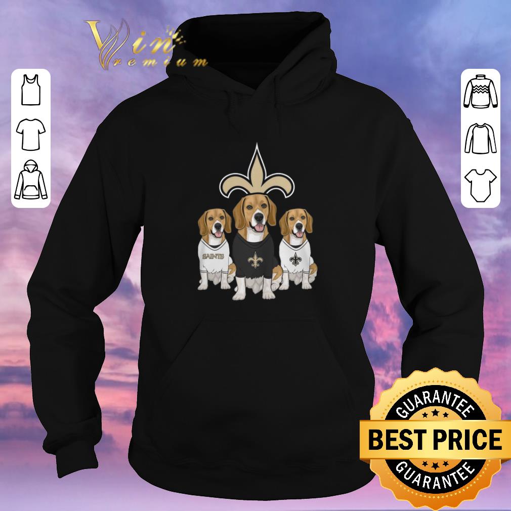 Hot Beagle dogs New Orleans Saints shirt sweater 4 - Hot Beagle dogs New Orleans Saints shirt sweater