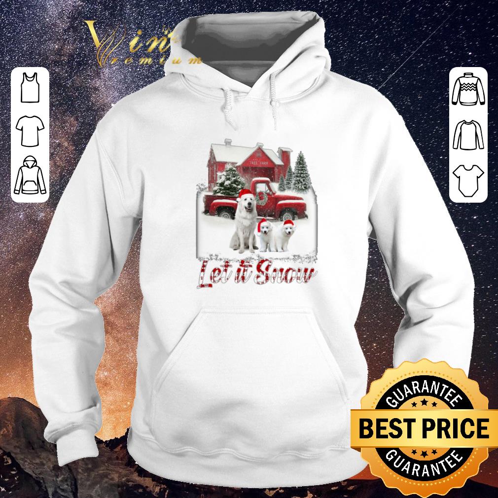 Hot Christmas Great Pyrenees let it snow shirt 4 - Hot Christmas Great Pyrenees let it snow shirt