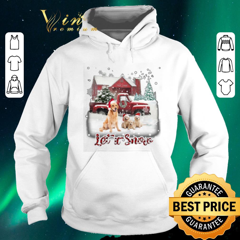 Hot Golden Retriever let it snow Christmas shirt sweater 4 - Hot Golden Retriever let it snow Christmas shirt sweater