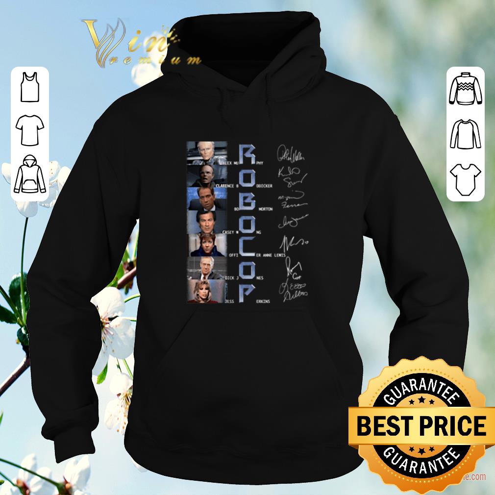Hot Signatures RoboCop characters shirt 4 - Hot Signatures RoboCop characters shirt