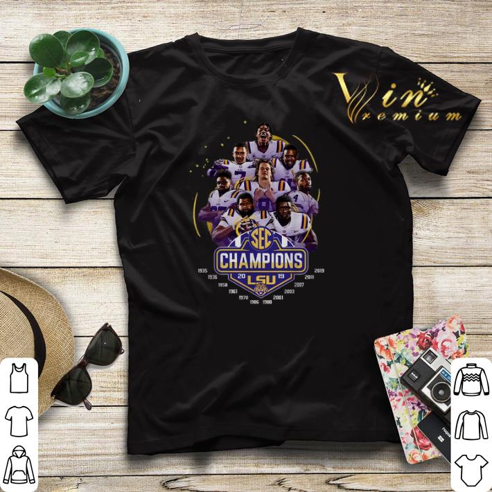 LSU Tigers players 2019 SEC Championship shirt sweater 4 - LSU Tigers players 2019 SEC Championship shirt sweater