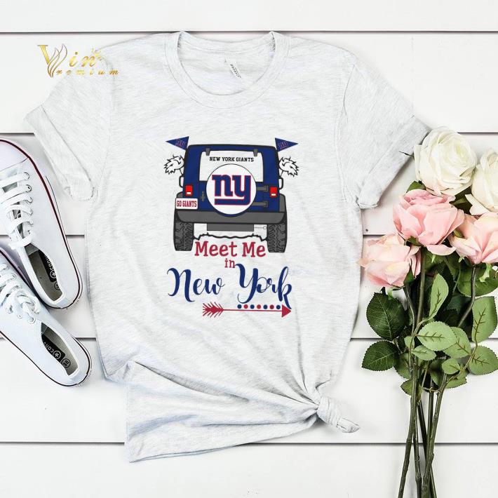 New York Giants Go Giants meet me in New York Car shirt sweater 4 - New York Giants Go Giants meet me in New York Car shirt sweater