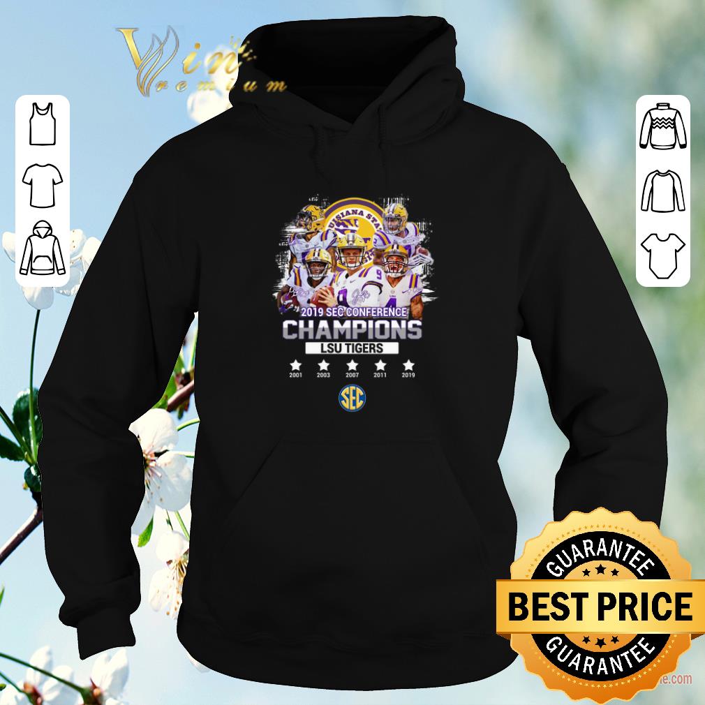 Nice All signature players 2019 Sec Conference Champions LSU Tigers shirt sweater 4 - Nice All signature players 2019 Sec Conference Champions LSU Tigers shirt sweater