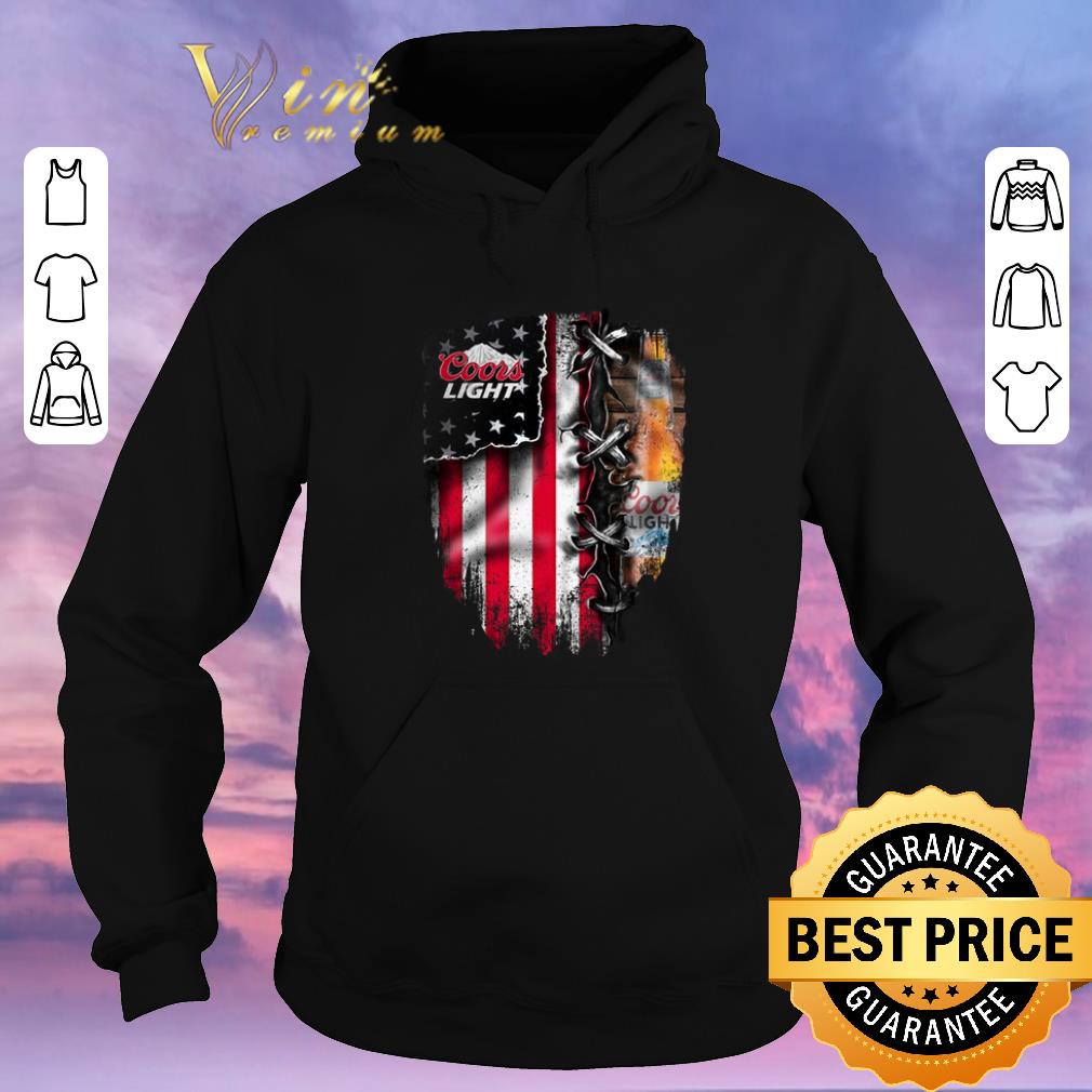 Nice Coors light inside American flag shirt 4 - Nice Coors light inside American flag shirt