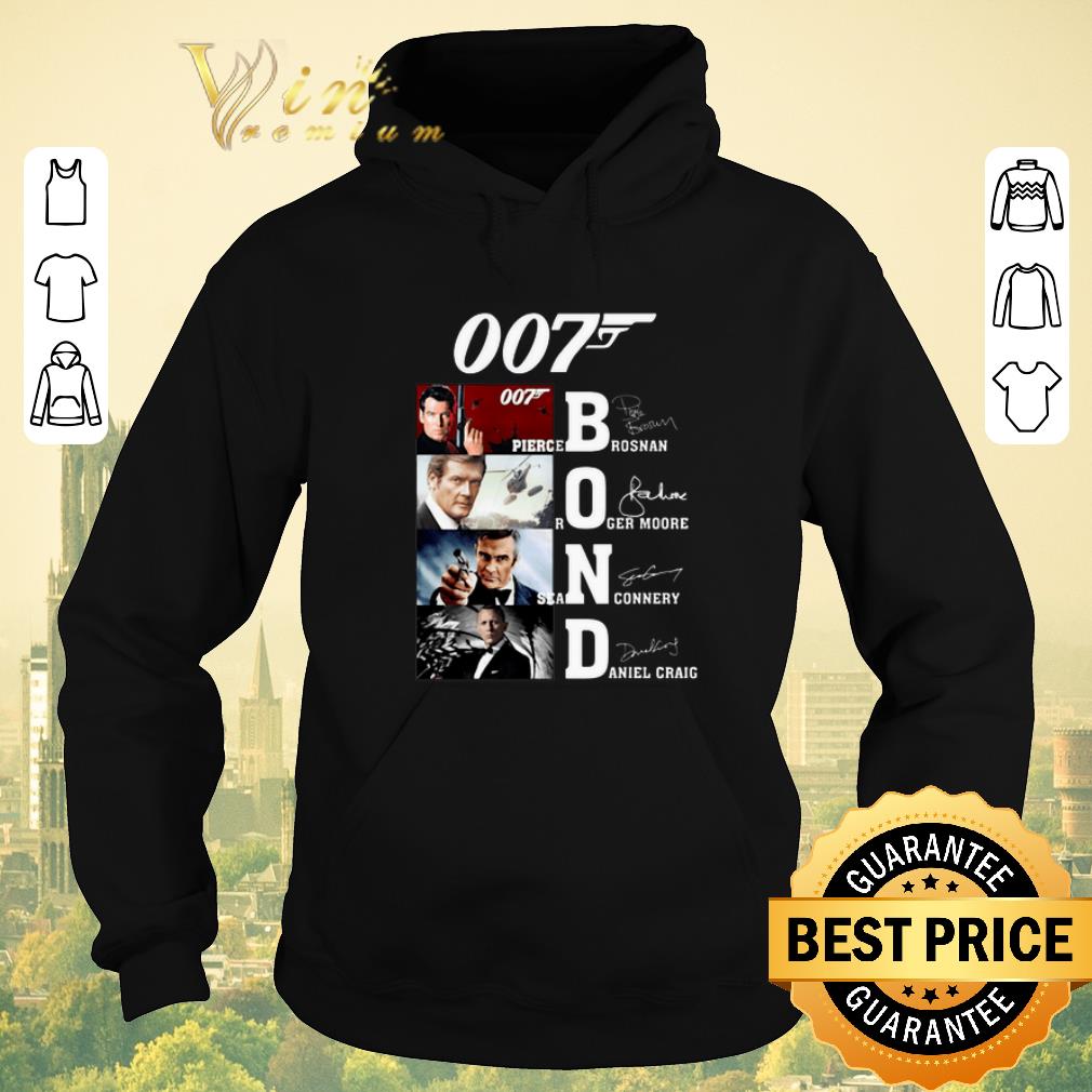 Nice Signatures 007 James Bond Pierce Brosnan Roger Moore shirt 4 - Nice Signatures 007 James Bond Pierce Brosnan Roger Moore shirt