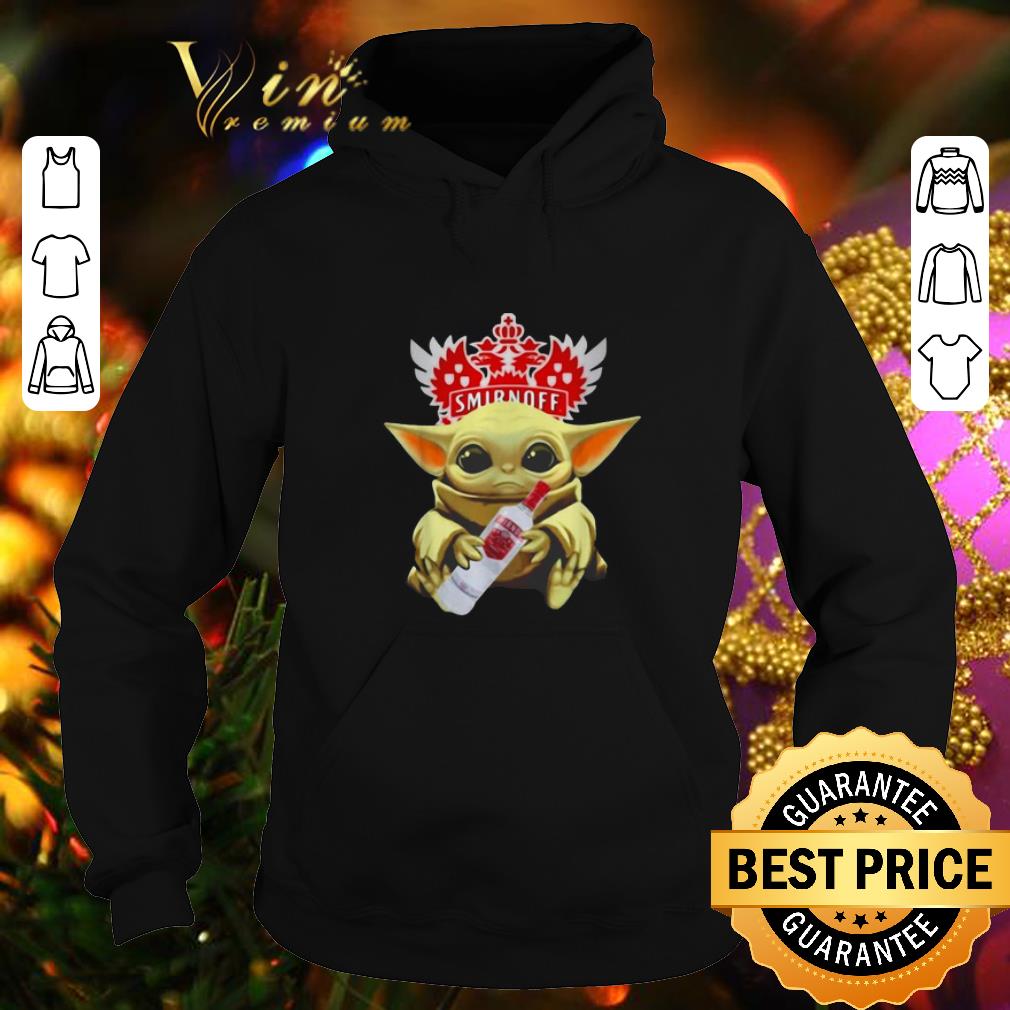 Nice Star Wars Baby Yoda Hug Smirnoff Vodka Mandalorian shirt 4 - Nice Star Wars Baby Yoda Hug Smirnoff Vodka Mandalorian shirt