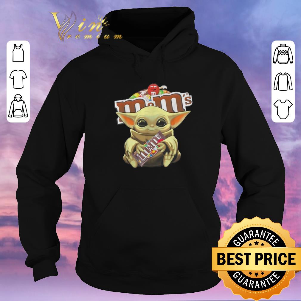 Nice Star Wars Baby Yoda hug M M s Mandalorian shirt sweater 4 - Nice Star Wars Baby Yoda hug M&M's Mandalorian shirt sweater