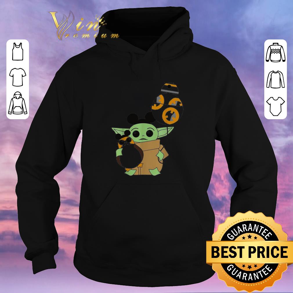 Nice Star Wars Mickey Baby Yoda hug BB 8 balloon shirt sweater 4 - Nice Star Wars Mickey Baby Yoda hug BB-8 balloon shirt sweater