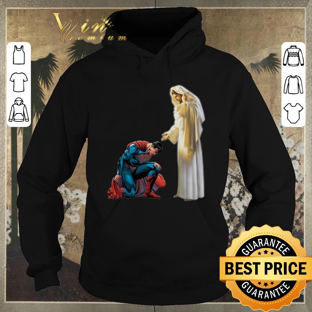 Nice Superman Kneel Before Jesus Christian shirt sweater 4 - Nice Superman Kneel Before Jesus Christian shirt sweater