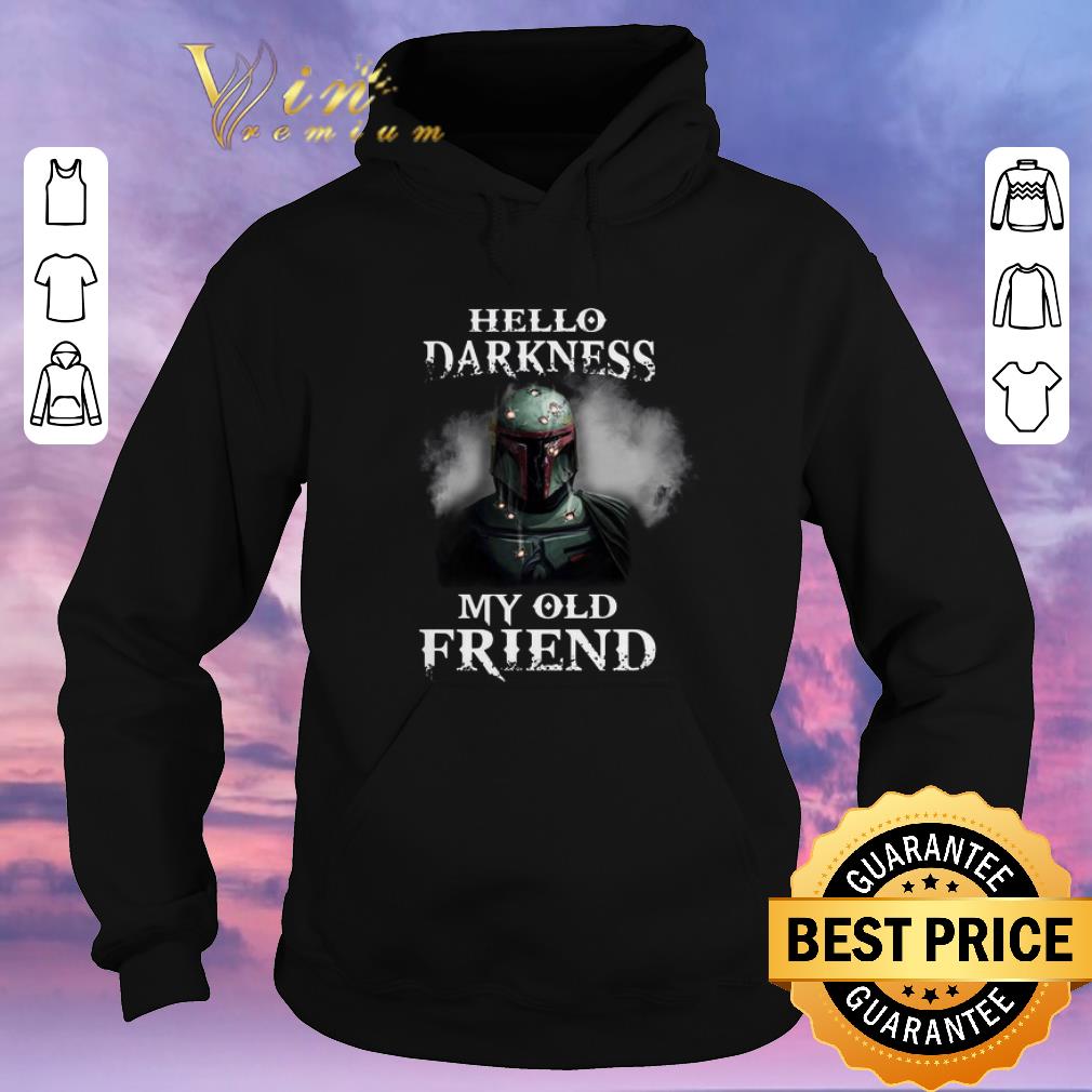 Nice The Mandalorian hello darkness my old friends Boba Fett shirt sweater 4 - Nice The Mandalorian hello darkness my old friends Boba Fett shirt sweater