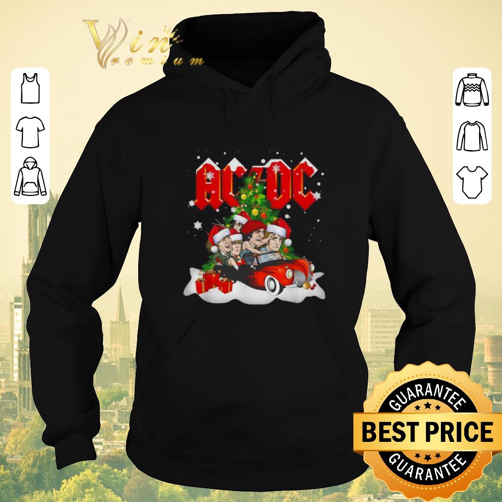 Official Christmas tree ACDC driving car shirt 4 - Official Christmas tree ACDC driving car shirt