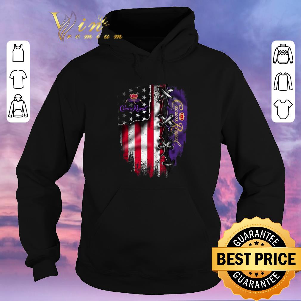 Official Crown Royal American flag shirt Official Crown Royal American flag shirt 4 - Official Crown Royal American flag shirt