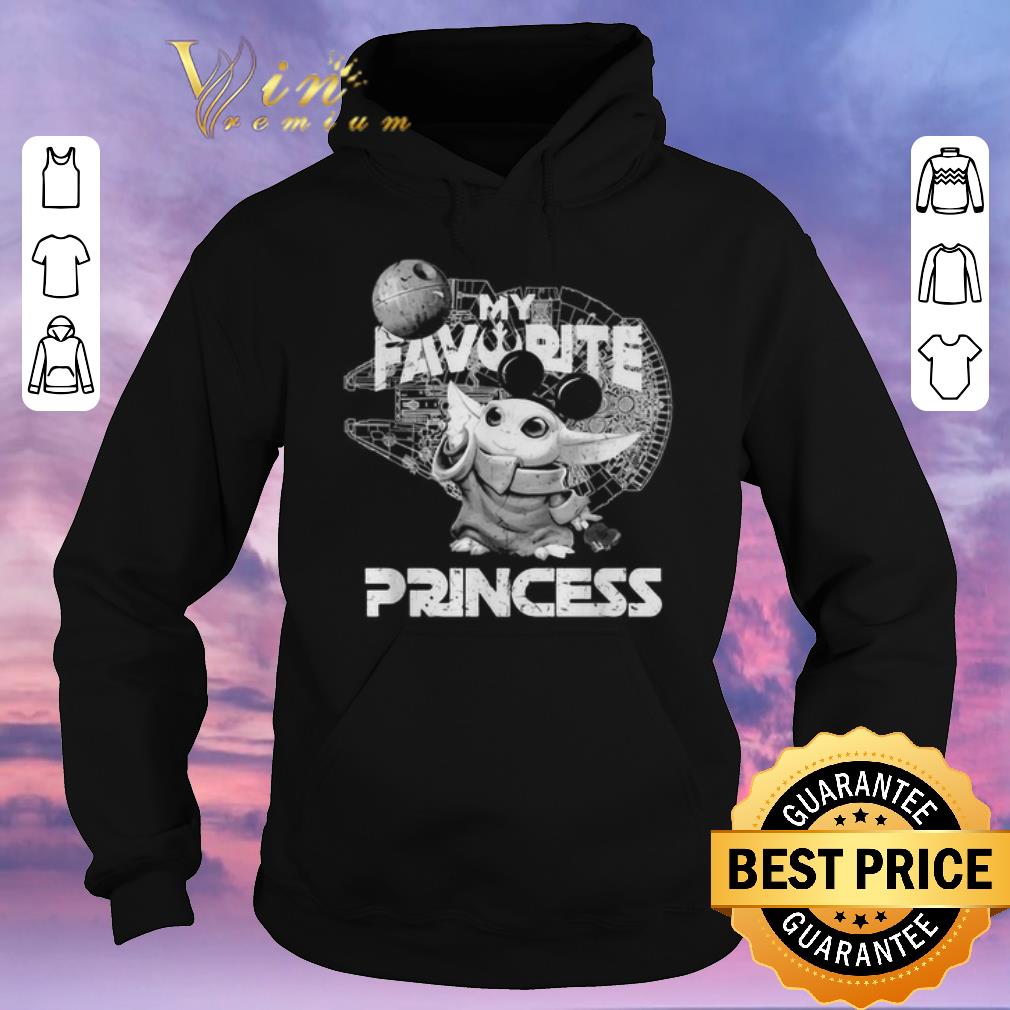 Official Mickey Baby Yoda My Favorite Princess Star Wars Mandalorian shirt sweater 4 - Official Mickey Baby Yoda My Favorite Princess Star Wars Mandalorian shirt sweater
