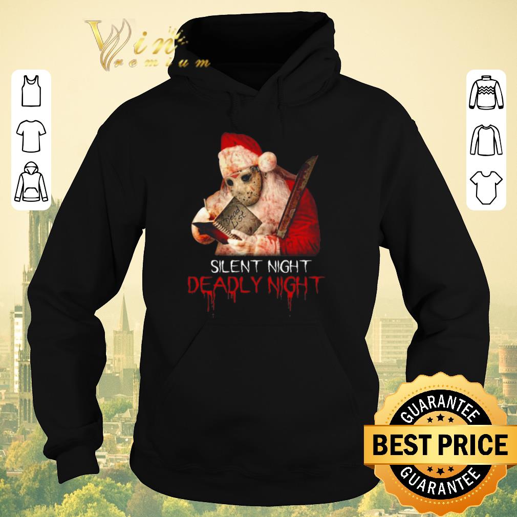 Official Santa Jason Voorhees silent night deadly night Christmas shirt sweater 4 - Official Santa Jason Voorhees silent night deadly night Christmas shirt sweater