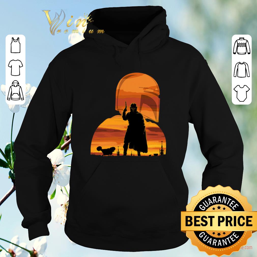 Official Sunset The Mandalorian Gunfighter Has Landed Star Wars shirt 4 - Official Sunset The Mandalorian Gunfighter Has Landed Star Wars shirt