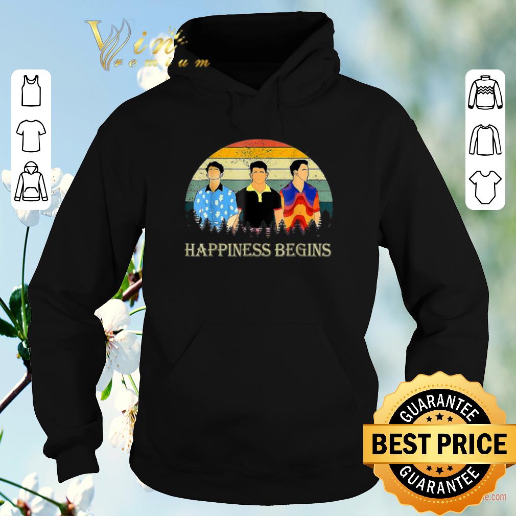 Original Jonas Brothers Happiness Begins Vintage Sunset shirt sweater 4 - Original Jonas Brothers Happiness Begins Vintage Sunset shirt sweater