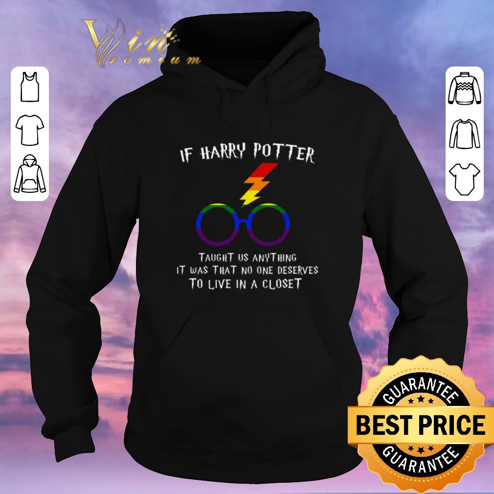 Original LGBT If Harry Potter taught us anything it was that no one shirt sweater 4 - Original LGBT If Harry Potter taught us anything it was that no one shirt sweater
