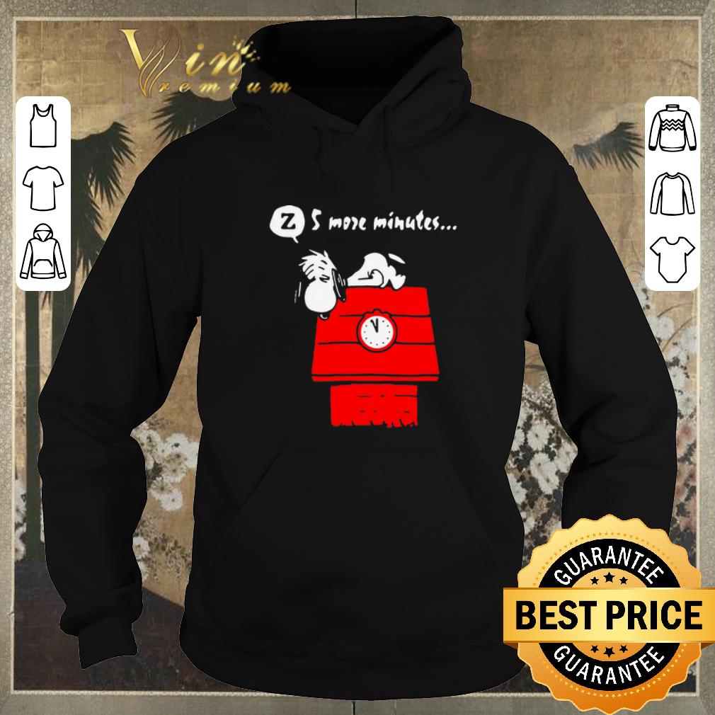 Original Snoopy 5 more minutes sleep on the red house shirt sweater 4 - Original Snoopy 5 more minutes sleep on the red house shirt sweater