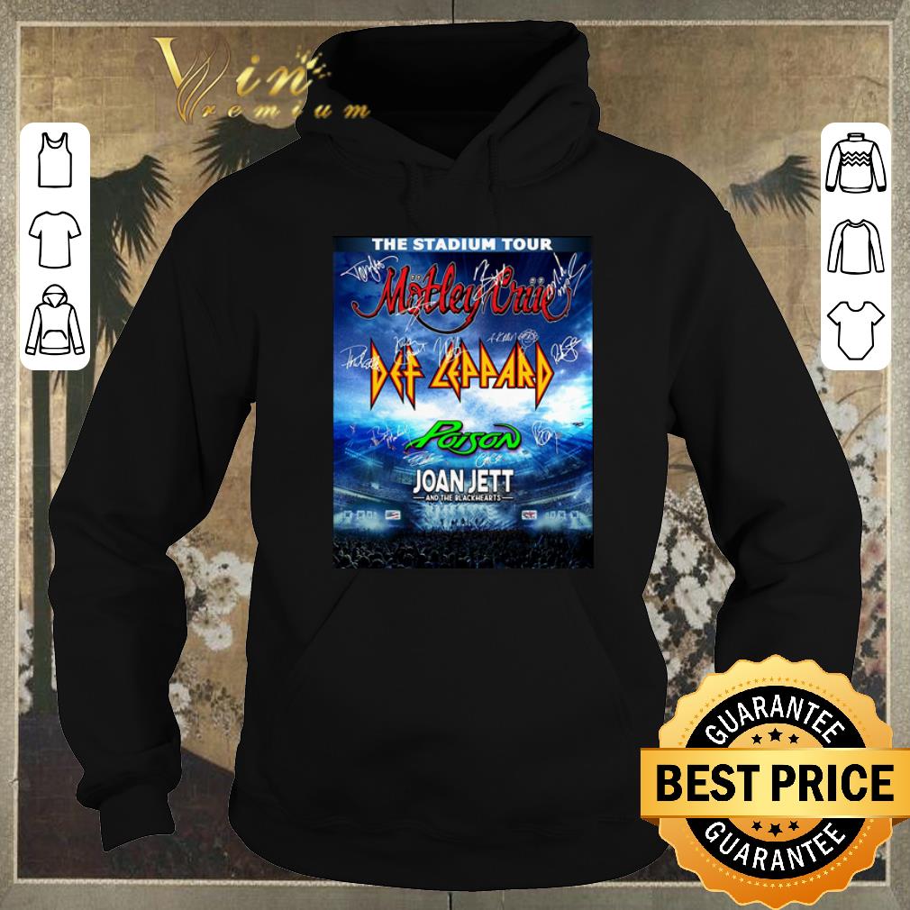 Original The stadium tour Motley Crue Def Leppard Poison Joan Jett signed shirt sweater Original The stadium tour Motley Crue Def Leppard Poison Joan Jett signed shirt sweater 4 - Original The stadium tour Motley Crue Def Leppard Poison Joan Jett signed shirt sweater