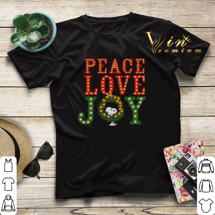 Peanuts Snoopy peace love joy Christmas shirt sweater 4 - Peanuts Snoopy peace love joy Christmas shirt sweater