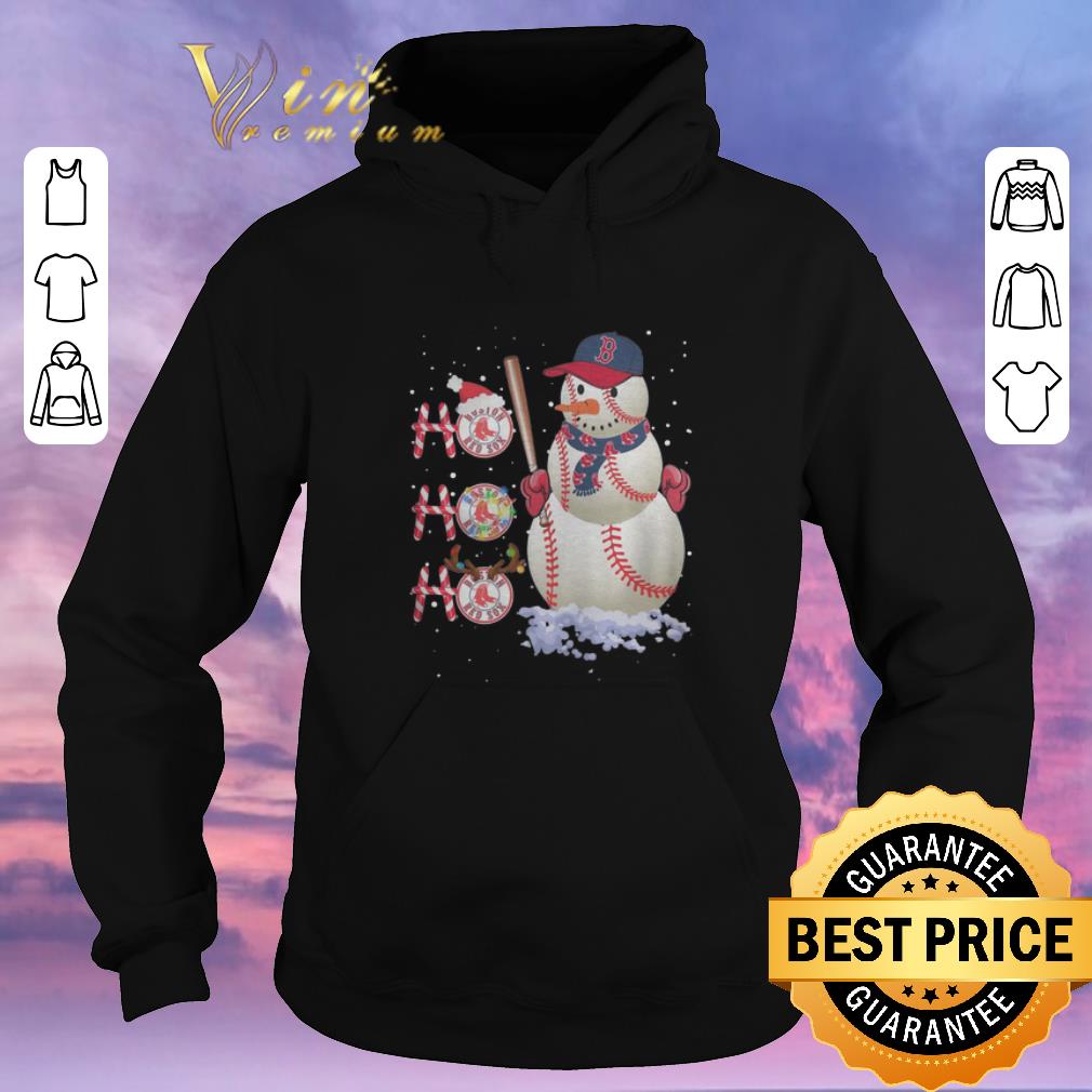 Premium Christmas Snowman Boston Red Sox Ho Ho Ho shirt Premium Christmas Snowman Boston Red Sox Ho Ho Ho shirt 4 - Premium Christmas Snowman Boston Red Sox Ho Ho Ho shirt