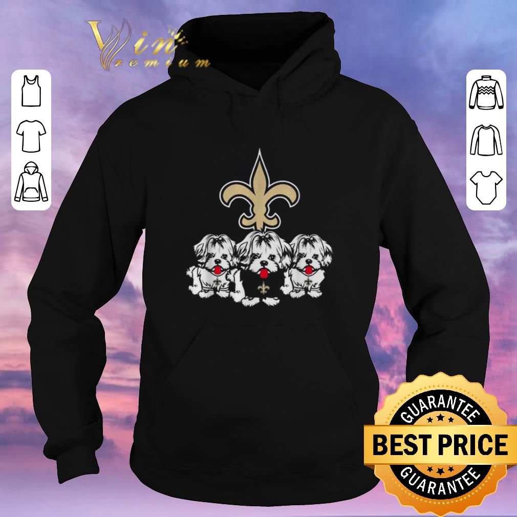 Premium New Orleans Saints Shih Tzu shirt sweater 4 - Premium New Orleans Saints Shih Tzu shirt sweater