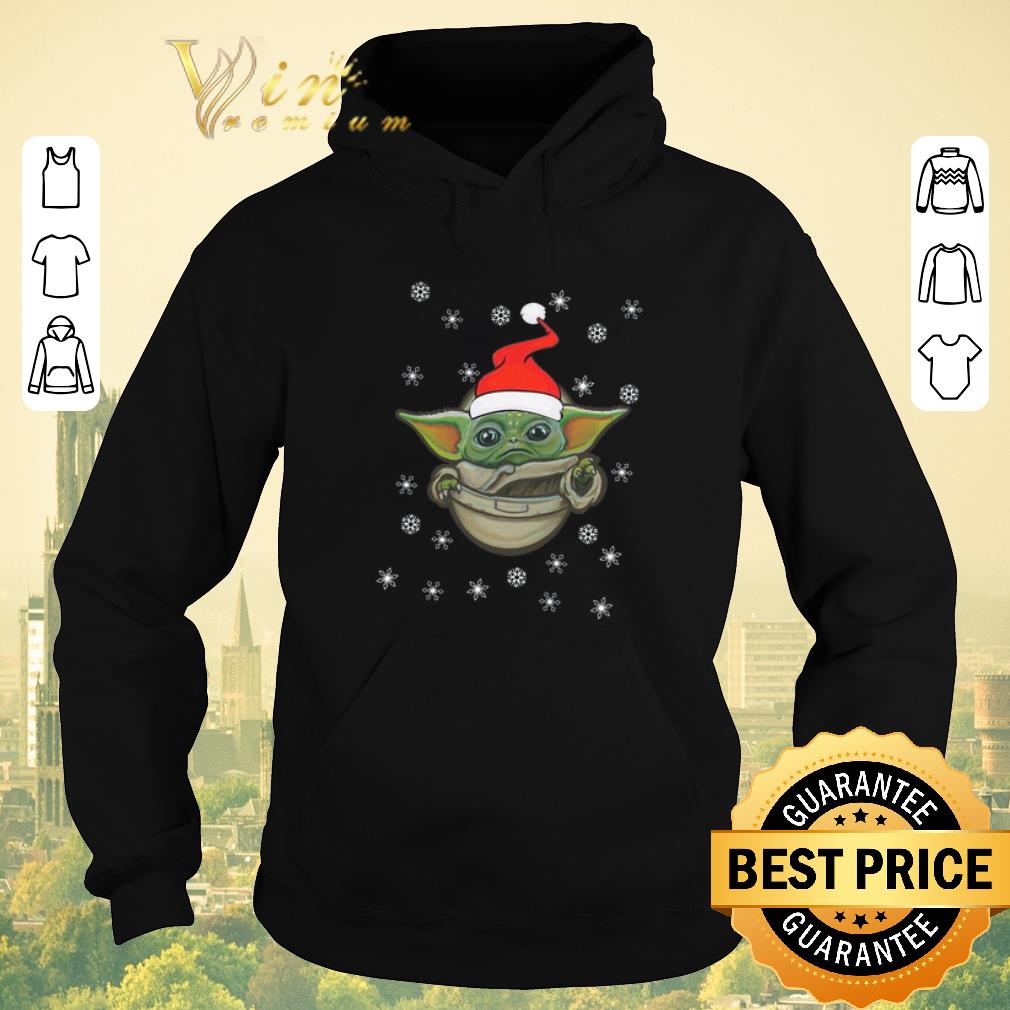 Premium baby yoda snow merry christmas the mandalorian shirt sweater 4 - Premium baby yoda snow merry christmas the mandalorian shirt sweater
