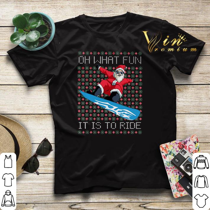 Santa Snowboard oh what fun it is to ride ugly Christmas shirt sweater Santa Snowboard oh what fun it is to ride ugly Christmas shirt sweater 4 - Santa Snowboard oh what fun it is to ride ugly Christmas shirt sweater