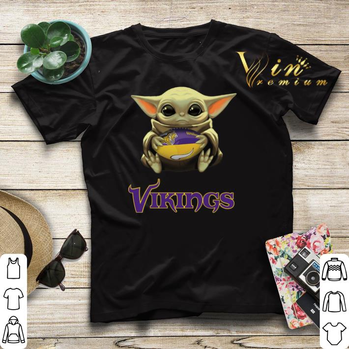 Star Wars Baby Yoda hold Minnesota Vikings shirt 4 - Star Wars Baby Yoda hold Minnesota Vikings shirt