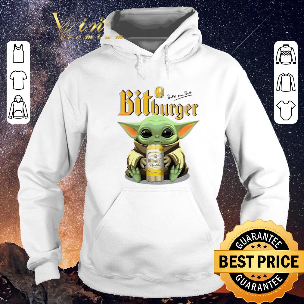 Top Baby Yoda hug Bitburger Star Wars Mandalorian shirt sweater 4 - Top Baby Yoda hug Bitburger Star Wars Mandalorian shirt sweater