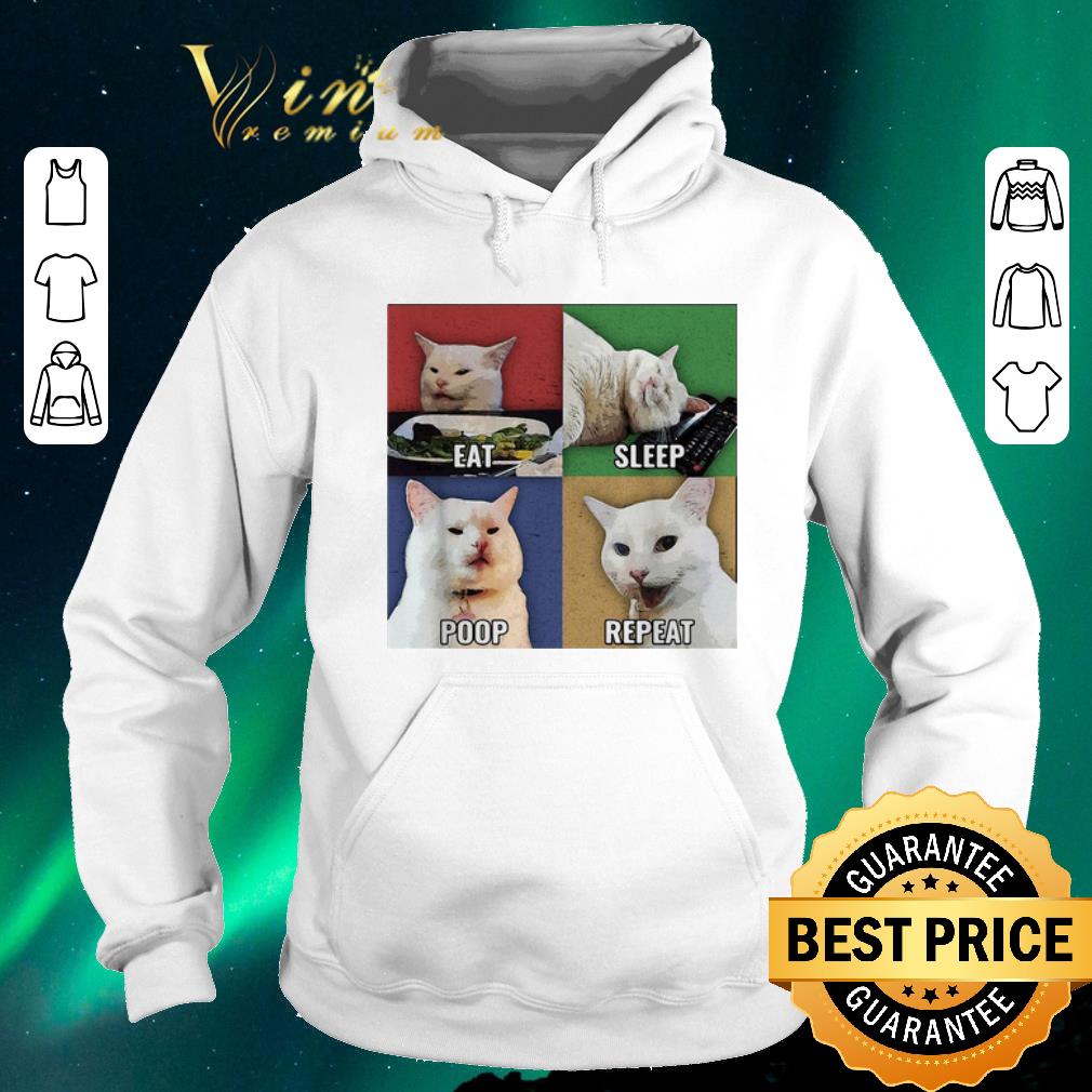 Top Smudge Cat meme eat sleep poop repeat shirt sweater Top Smudge Cat meme eat sleep poop repeat shirt sweater 4 - Top Smudge Cat meme eat sleep poop repeat shirt sweater