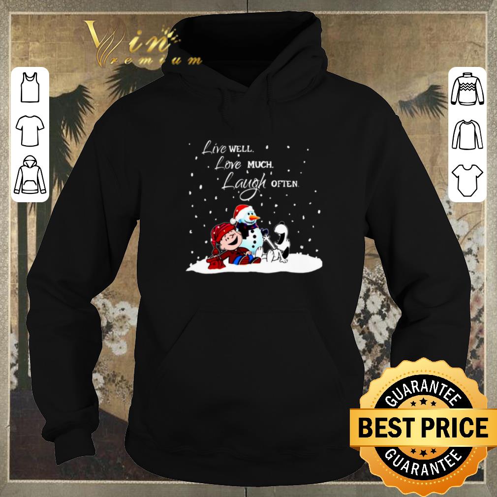 Top Snoopy Charlie Brown Live well love much laugh often Christmas shirt sweater 4 - Top Snoopy Charlie Brown Live well love much laugh often Christmas shirt sweater