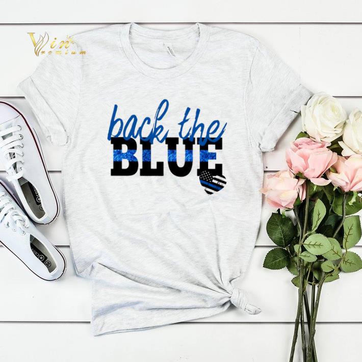 back the blue Thin Blue Line heart shirt sweater 4 - back the blue Thin Blue Line heart shirt sweater