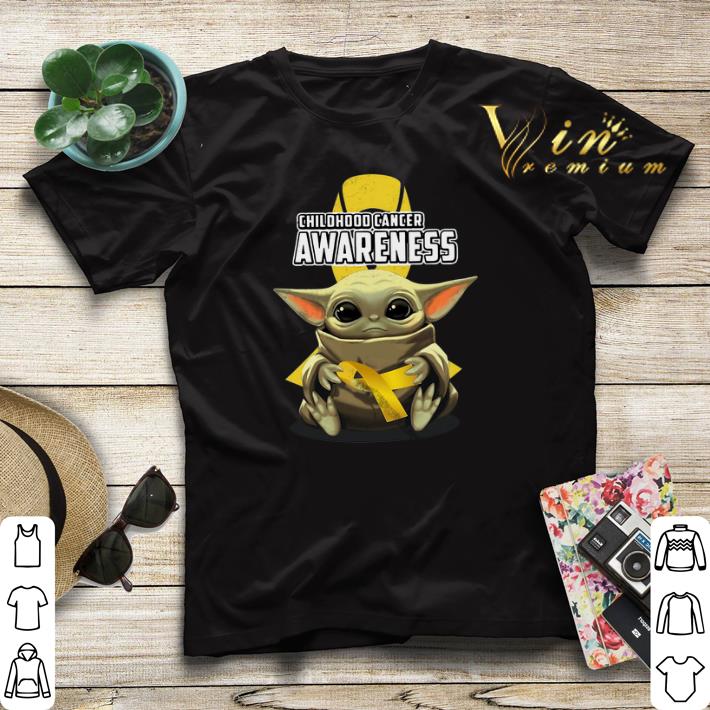 Baby Yoda Hug Childhood Cancer Awareness Star Wars Mandalorian shirt sweater 4 - Baby Yoda Hug Childhood Cancer Awareness Star Wars Mandalorian shirt sweater