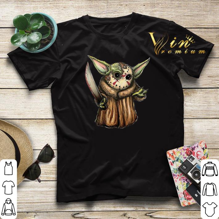 Baby Yoda Mashup Jason Voorhees shirt sweater 4 - Baby Yoda Mashup Jason Voorhees shirt sweater