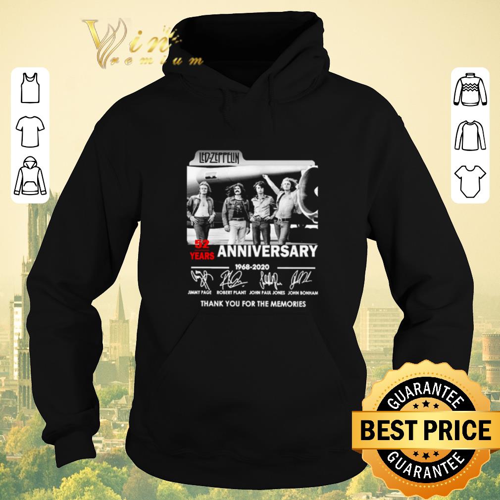 Hot Led Zeppelin 52 years anniversary 1968 2020 signatures memories shirt sweater 4 - Hot Led Zeppelin 52 years anniversary 1968 2020 signatures memories shirt sweater