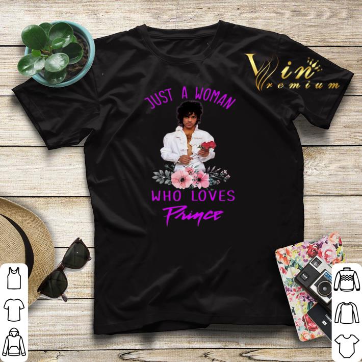 Just a woman who loves Prince Rogers Nelson flowers shirt sweater 4 - Just a woman who loves Prince Rogers Nelson flowers shirt sweater