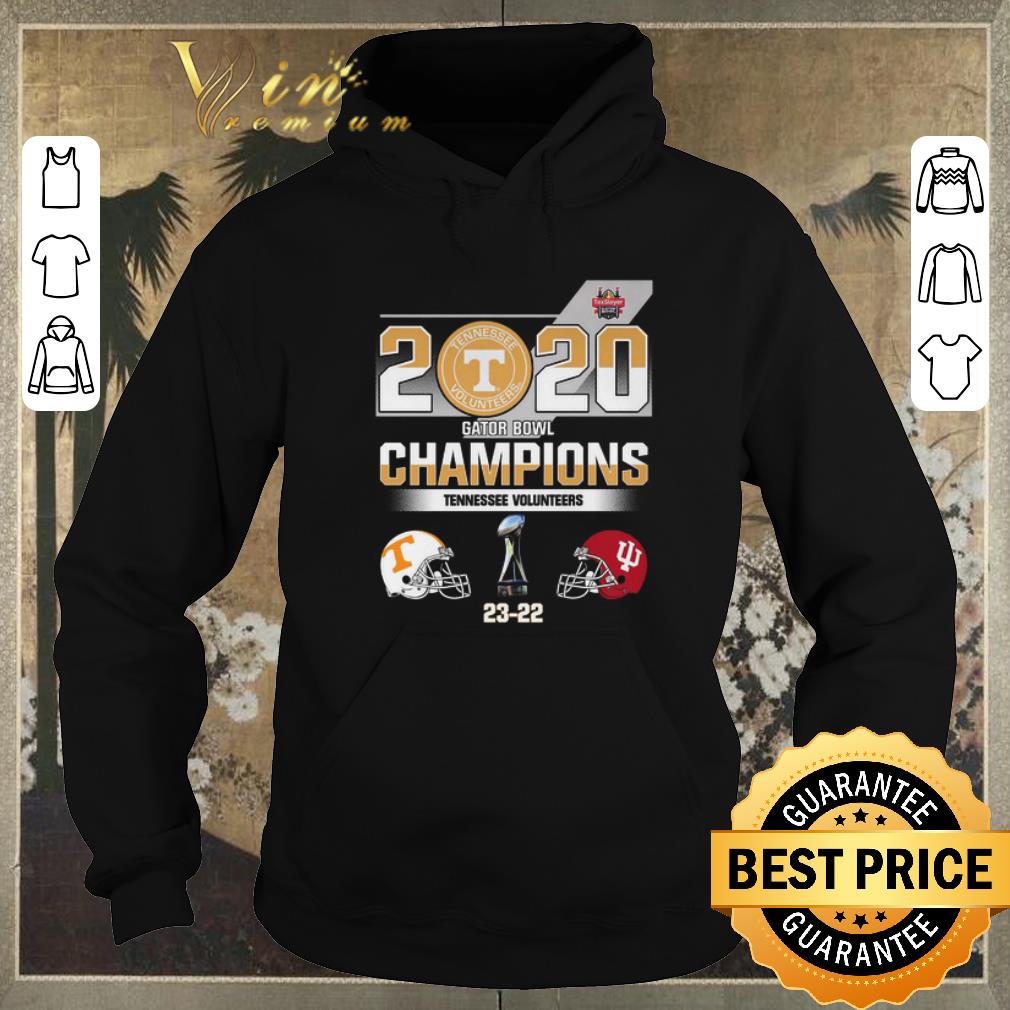 Nice 2020 Gator Bowl Champions Tennessee Volunteers Indiana Hoosiers shirt sweater 4 - Nice 2020 Gator Bowl Champions Tennessee Volunteers Indiana Hoosiers shirt sweater